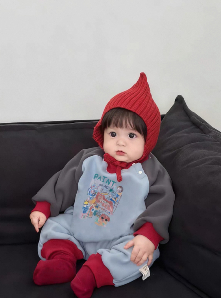 Color-block Raglan Hoodie For Parents And Kids Versatile And Easy To Style photo 5