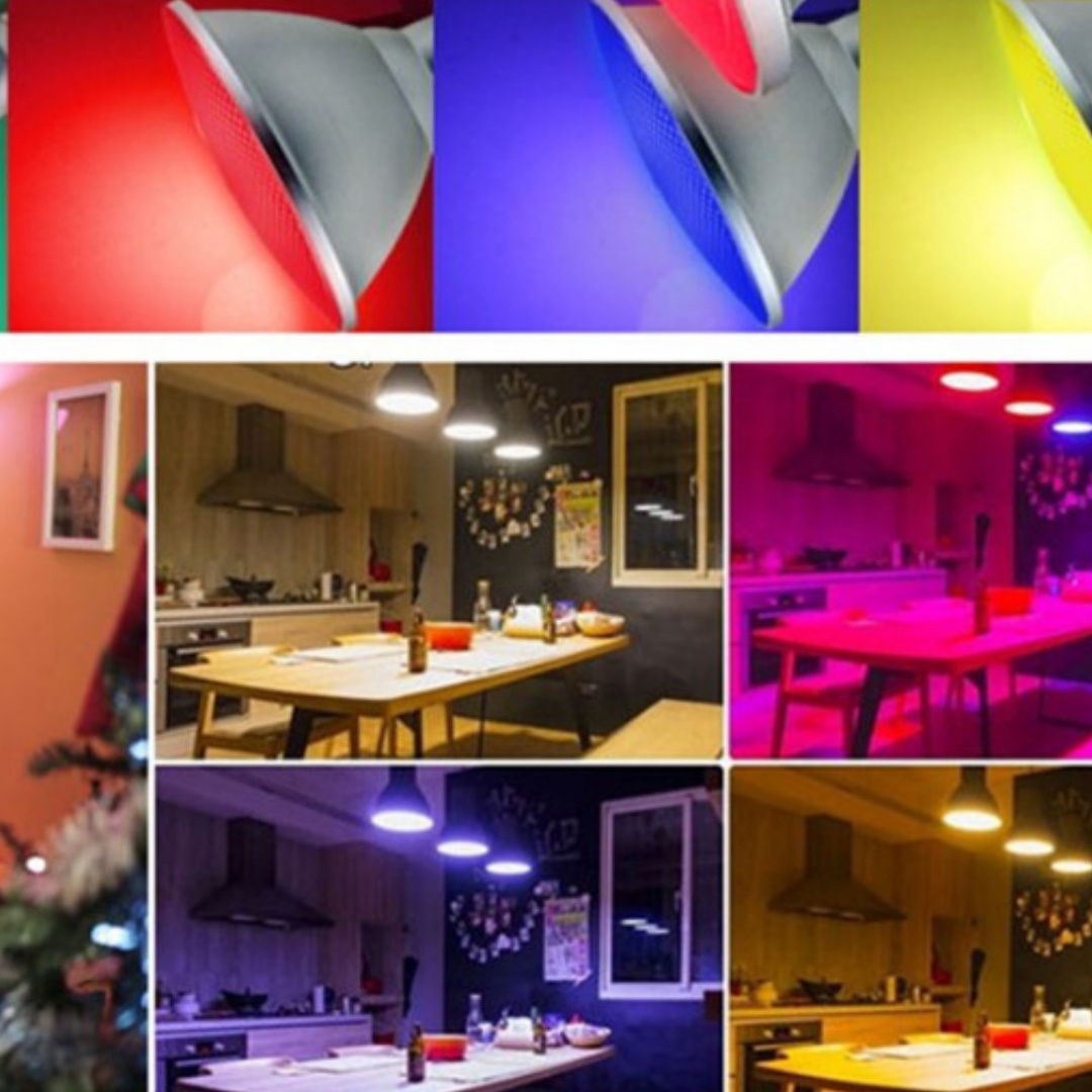 LED Colorful Waterproof Red Yellow Blue And Green Lampshade photo 1