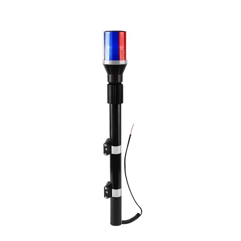 Patrol Red And Blue Strobe LED Motorcycle Warning Light photo 2