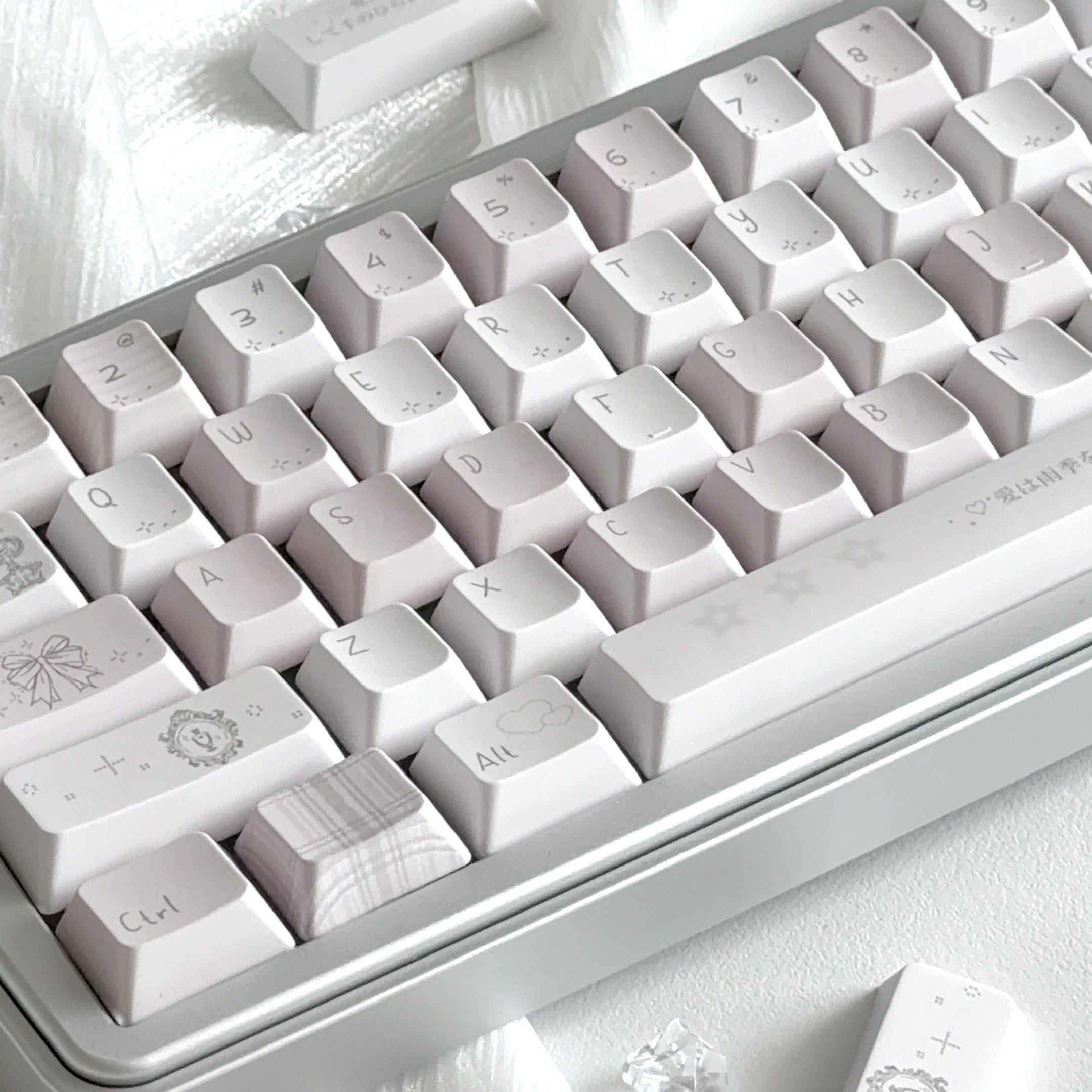 AMUULab Crayon Shin-chan Rainy Season Stock FC Keycaps photo 2