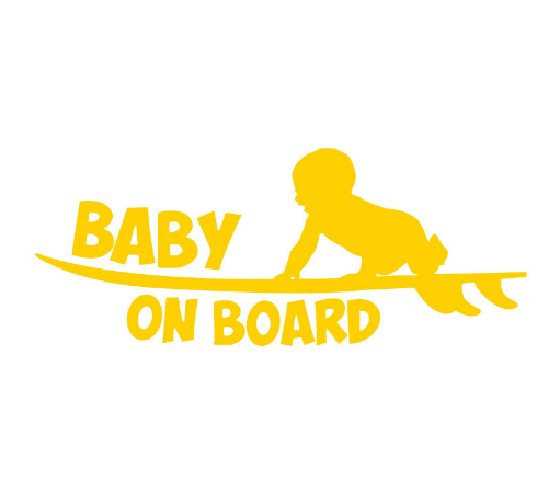 Baby Warning Skateboard Kids Reflective Sticker photo 3