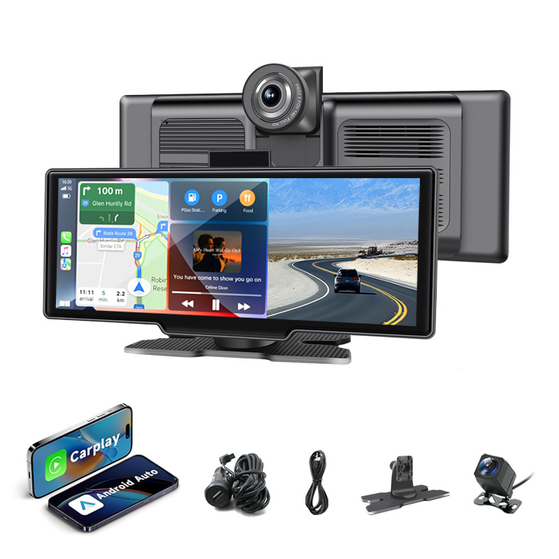 Front And Rear Dual-recording Rearview Mirror With Screen-mirroring Recorder photo 3
