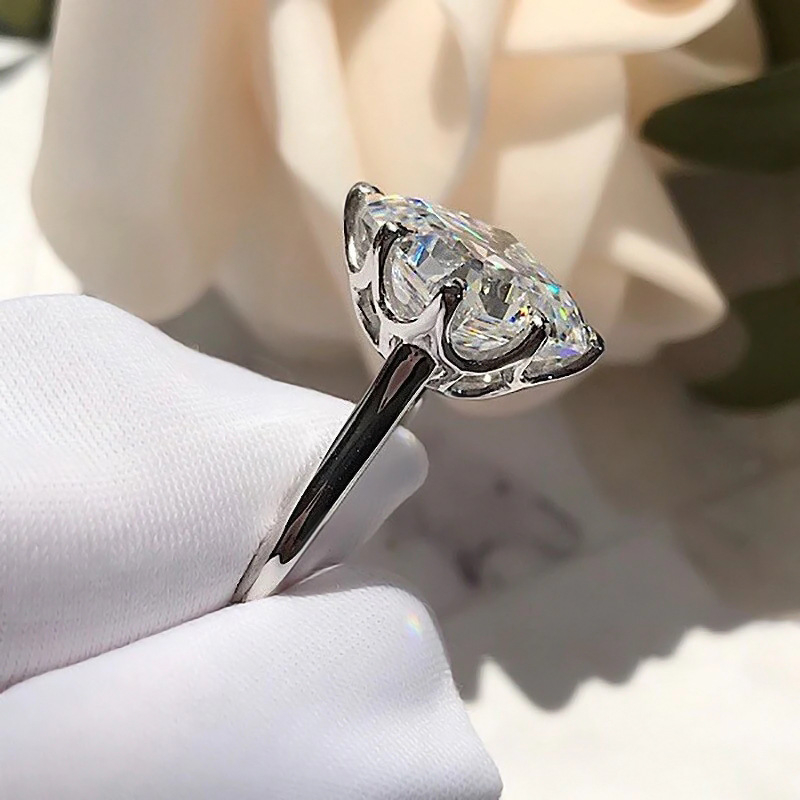 Square Zircon Ring For Women photo 4