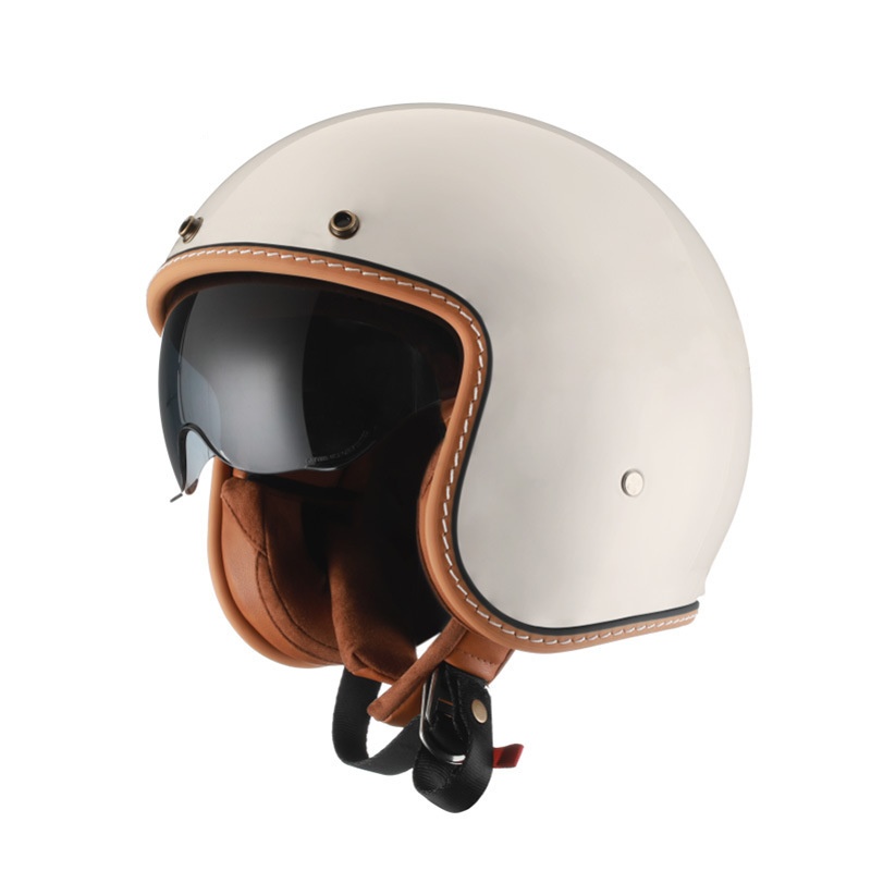 Retro Helmet Motorcycle Half Helmet photo 6