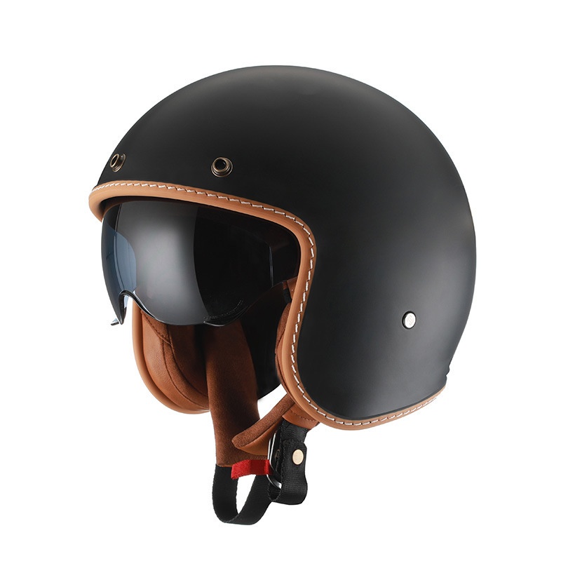 Retro Helmet Motorcycle Half Helmet photo 2