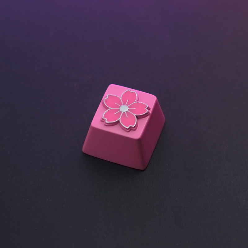 Cherry Blossoms Cute Mechanical Keyboard photo 5