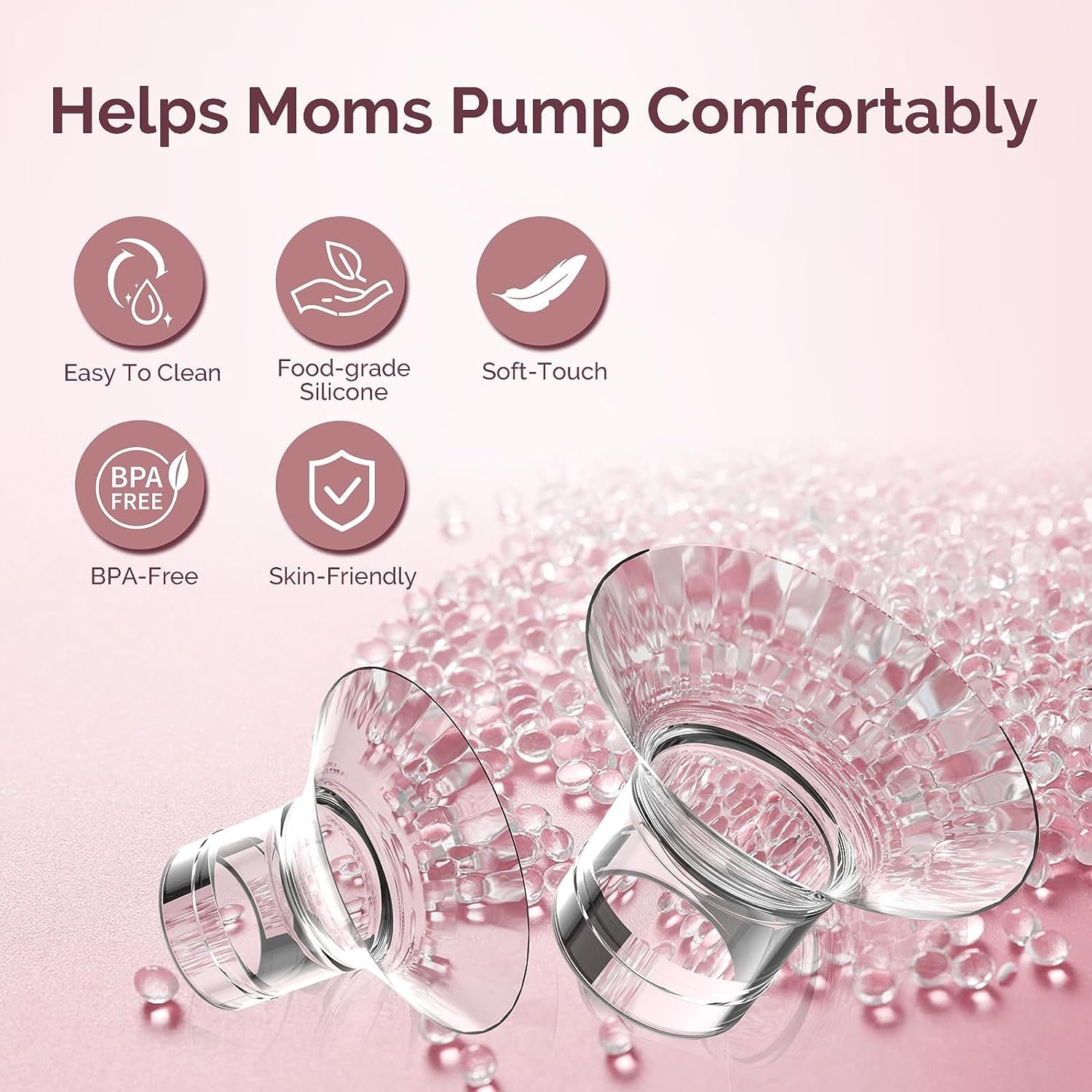 Wearable Breast Pump Telescoping Flange Adapter photo 1