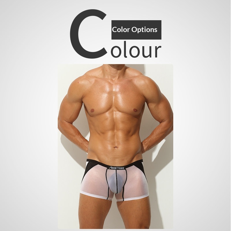 Men's Ice Silk Mesh Breathable Underwear photo 3