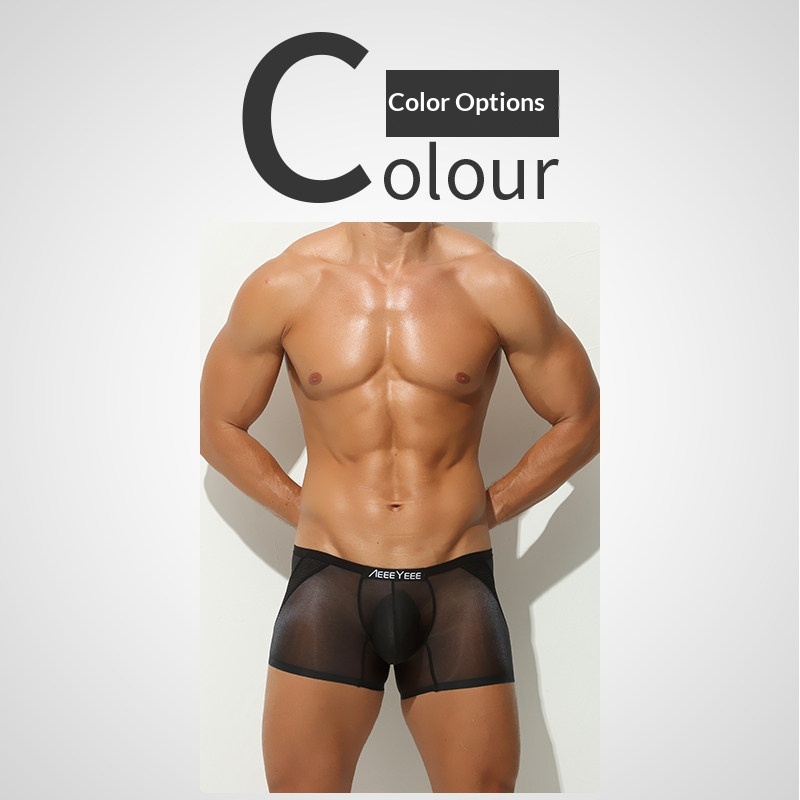 Men's Ice Silk Mesh Breathable Underwear photo 2