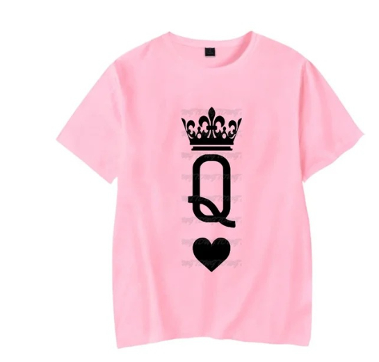 Couple Matching T Shirts Mens And Womens Valentines Day Couple T Shirts Trendy photo 2