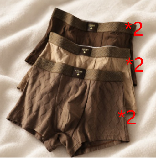 Men's Pure Cotton Boxer Briefs Breathable And Comfortable photo 5