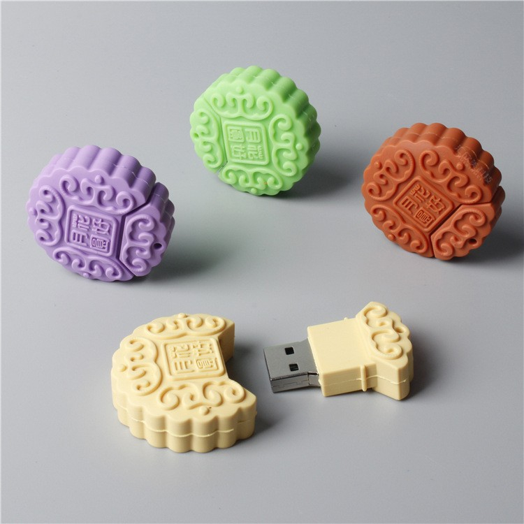 Simulation Mid-Autumn Festival Mooncake USB Drive Holiday Gift USB Drive photo 1