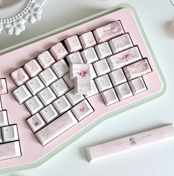 Rose Old Story Keyboard Keycaps Original Factory-made photo 5