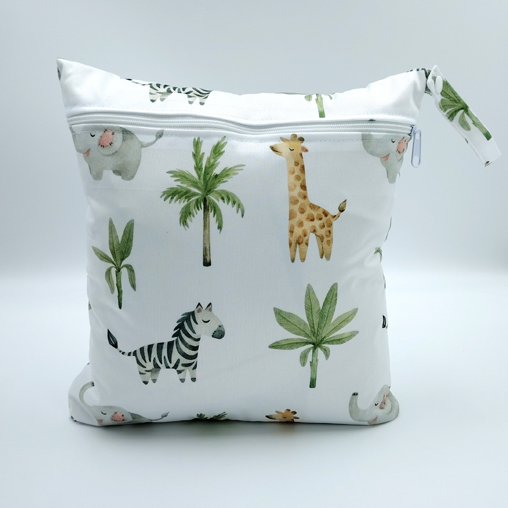 Cartoon-printed Single-zipper Diaper Bag For Babies Storage Pouch photo 5