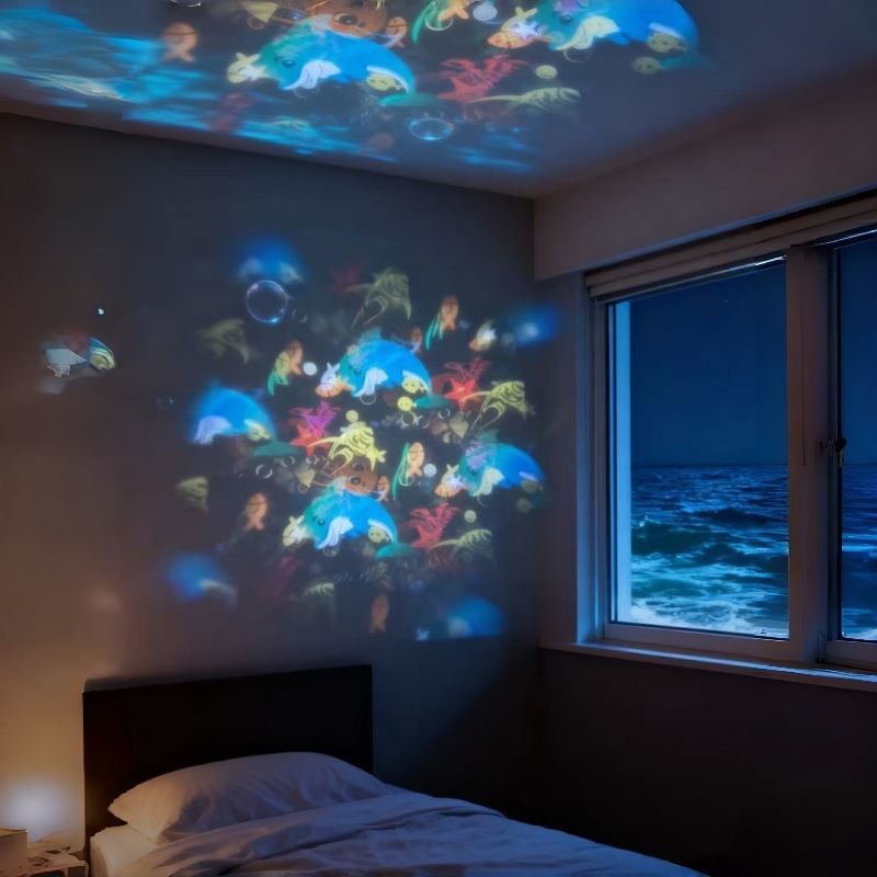 LED Christmas Snowflake Projection Light photo 5