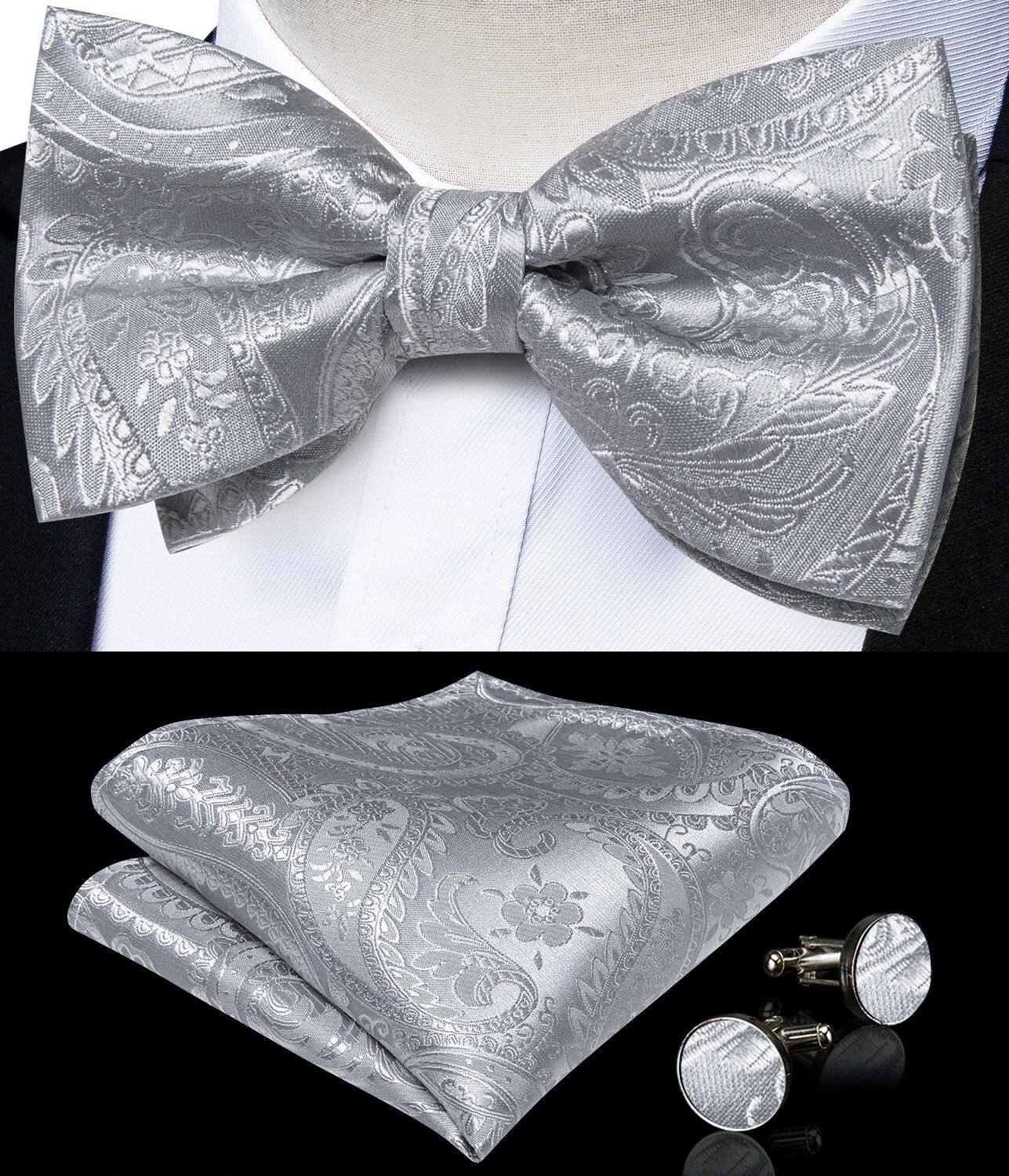 Men's Elegant Adjustable Pre-tied Bow Tie photo 8