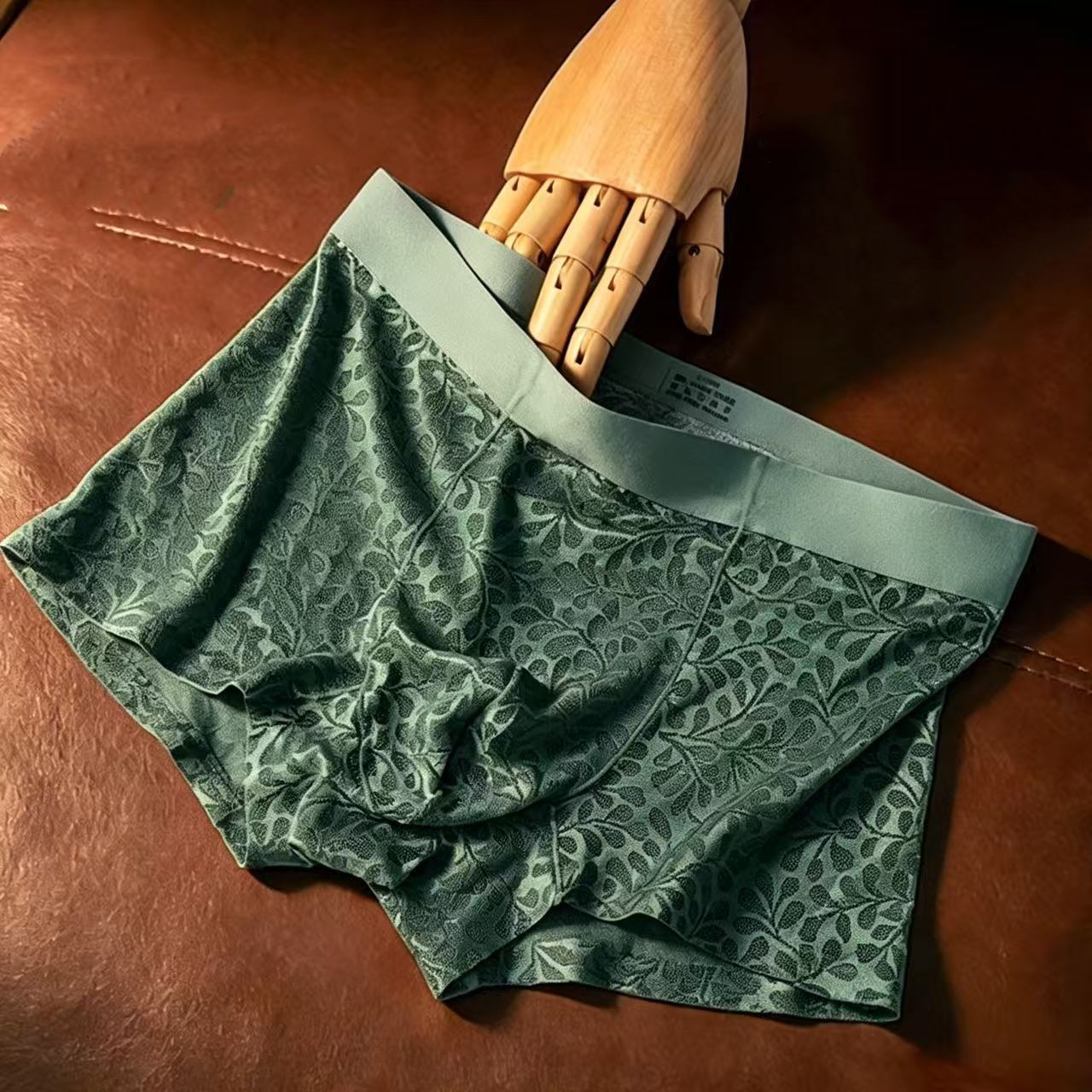 Seamless Ice-silk Mens Underwear Bare-feel Lace Sexy photo 4