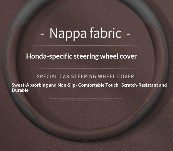 Carbon Fiber Leather Ultra-thin Steering Wheel Cover photo 3