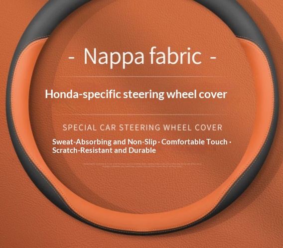 Carbon Fiber Leather Ultra-thin Steering Wheel Cover photo 8