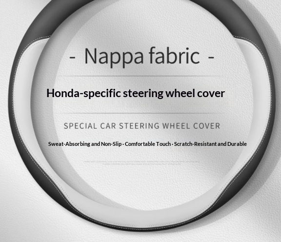 Carbon Fiber Leather Ultra-thin Steering Wheel Cover photo 5