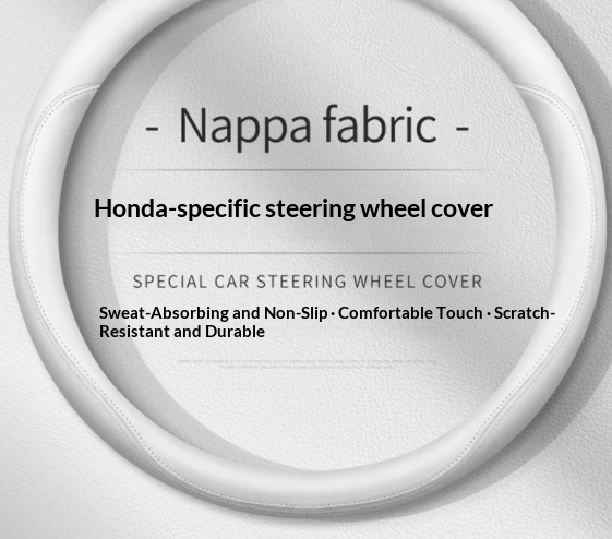 Carbon Fiber Leather Ultra-thin Steering Wheel Cover photo 2