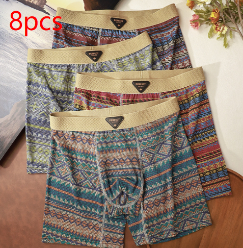 Retro Ethnic Style Men's Athletic Boxer Briefs photo 6