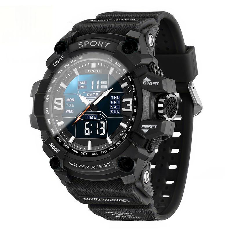 Mens Tactical Sports Electronic Watch Waterproof Luminous And Multi-functional photo 5