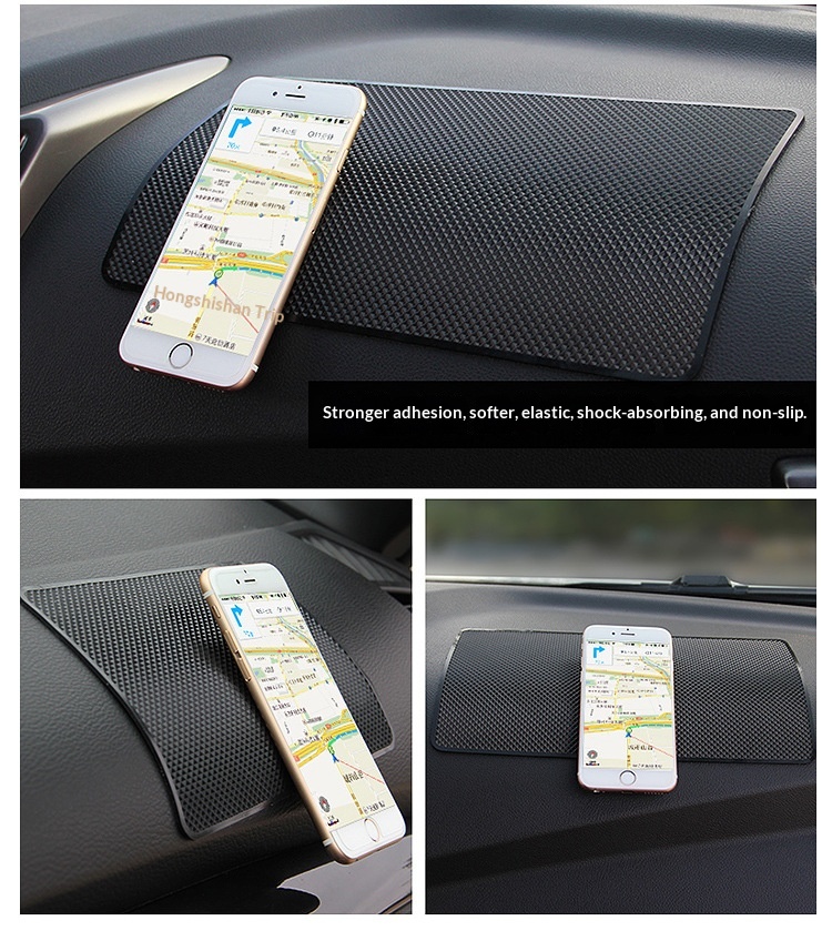 Car Non-slip Storage Mat - Silicone Dashboard Organizer Pad for Phone Coins Keys - Universal Auto Interior Accessories photo 2