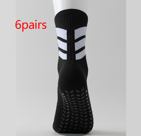 Cross-border Wholesale High-top Dotted-embroidery Football Socks photo 3