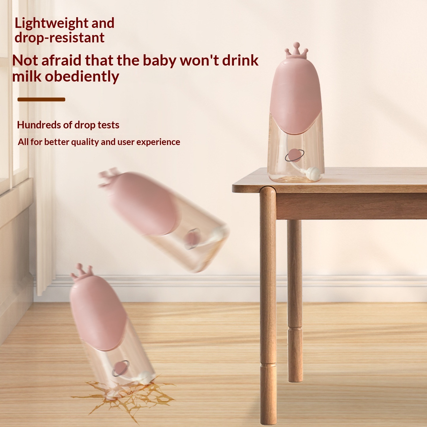 Drop-resistant, Heat-resistant Baby Sippy Cup photo 1