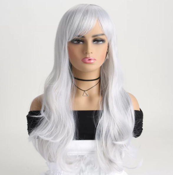 Cosplay Wig Multicolour Women Curls Wavy Hair Anime Wig Long Curly Hair photo 2