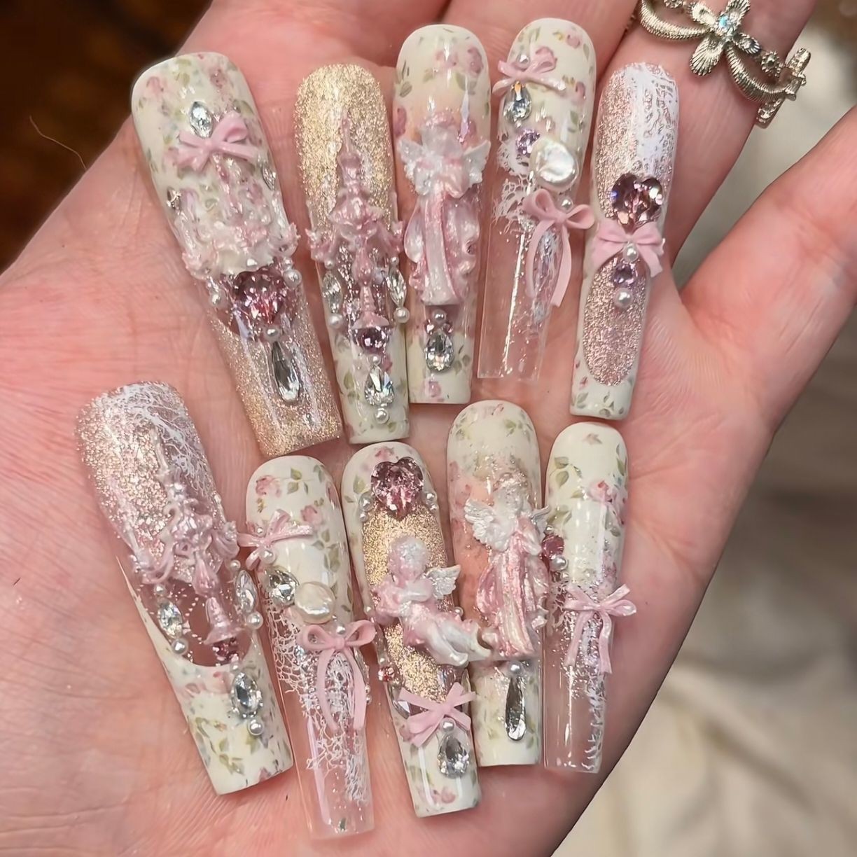Retro Baroque False Nail Stickers photo 6