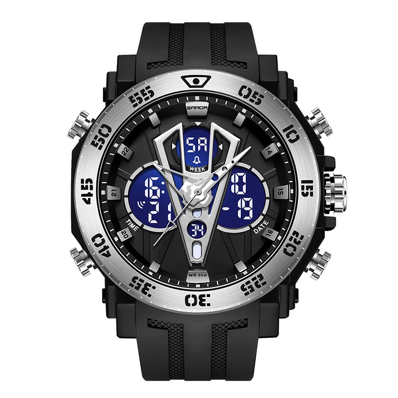 Sanda Youth Dual-Display Watch For Men photo 7