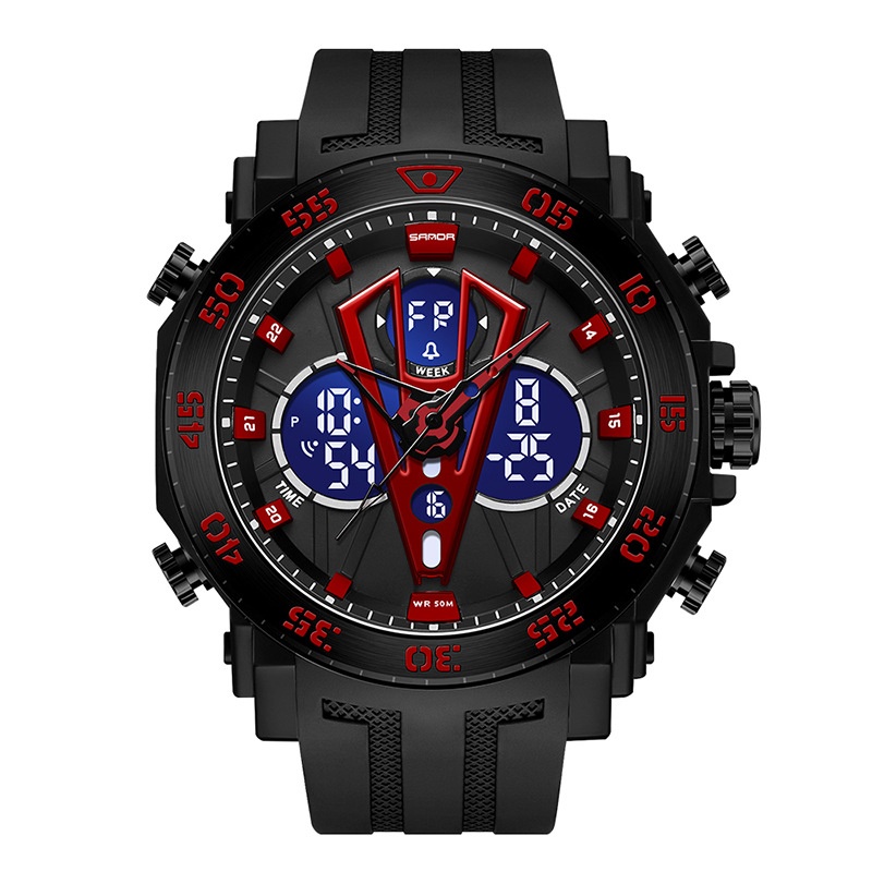 Sanda Youth Dual-Display Watch For Men photo 8