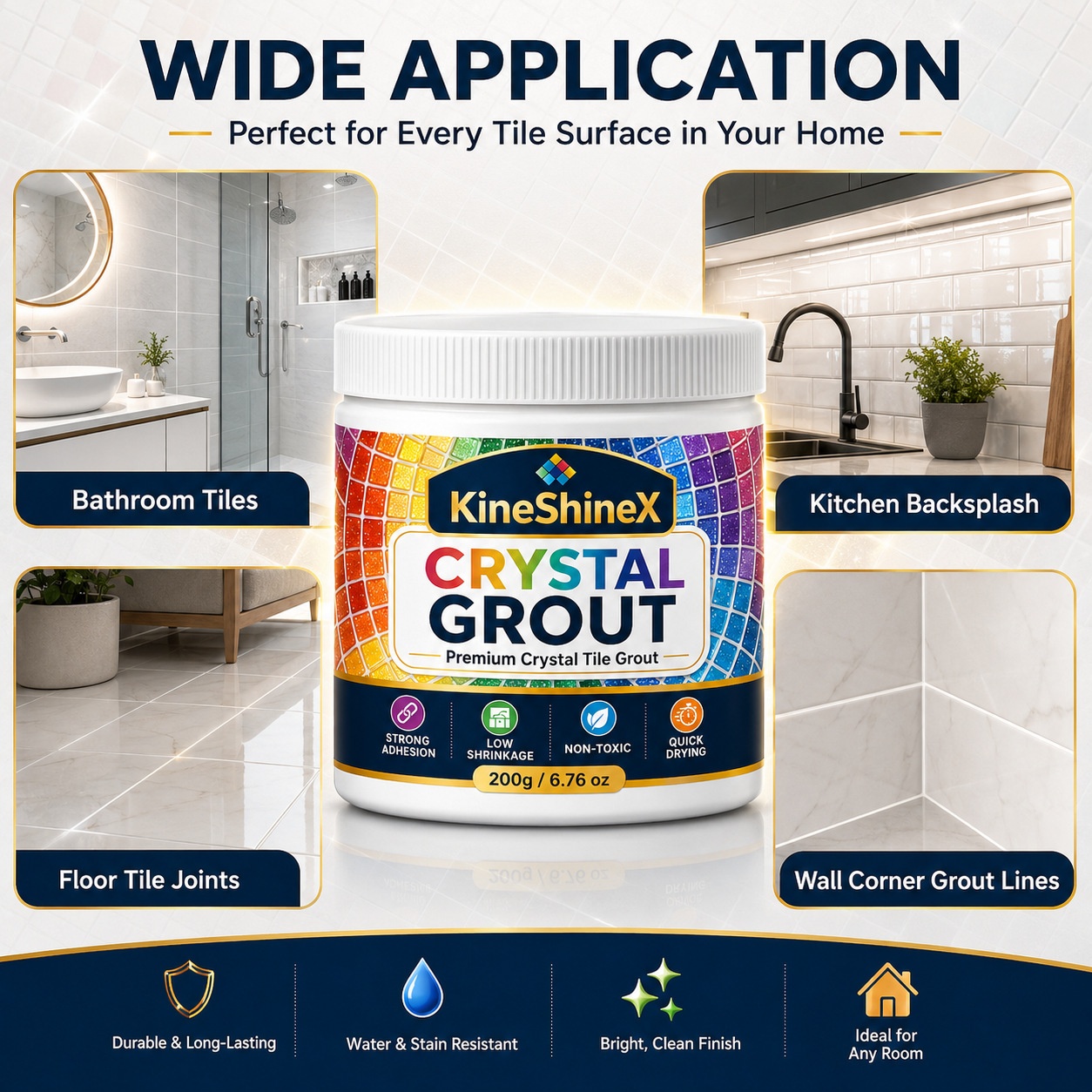 High-strength Mold-resistant Crack-resistant And Durable Tile Grout photo 3