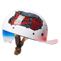 Winter Japanese-style Retro Scooter Half-helmetpeanut Helmet photo 4