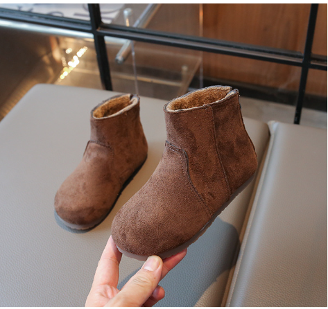 New Winter Versatile British-style Girls Ankle Boots photo 3