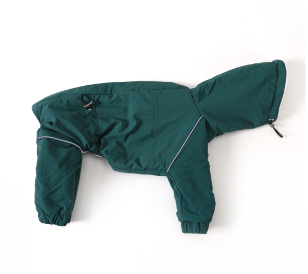 Pet Windbreaker With Zipper Cotton-padded Jacket photo 2