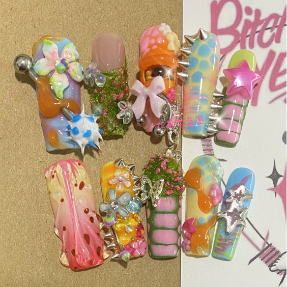 Relief Wearing Handmade Nail Patches photo 2