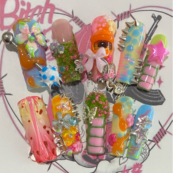 Relief Wearing Handmade Nail Patches photo 3