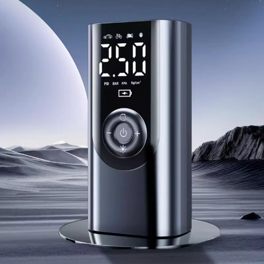 Portable Wireless Car Air Pump With Tire Pressure Monitoring photo 1