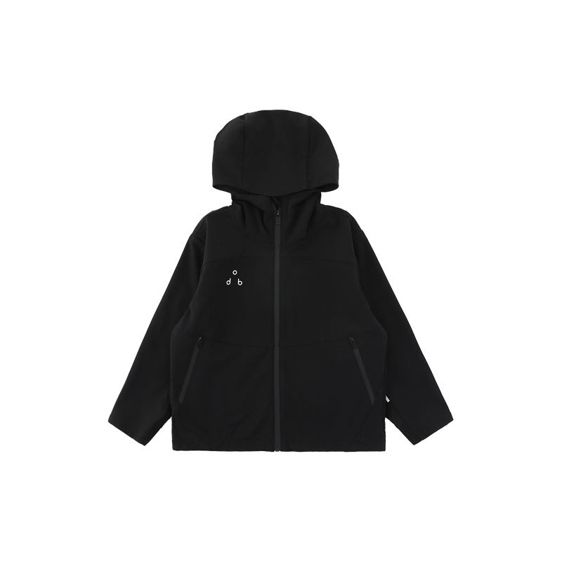 Boys Loose-fitting Windproof Jacket With A Hood And Stand-up Collar photo 4