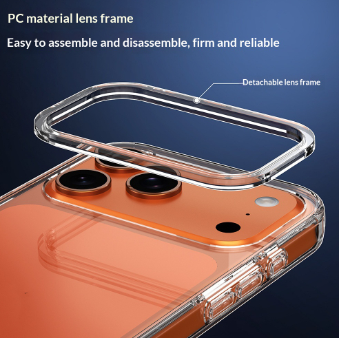 Printed, Transparent Case With A Removable Lens Frame For Color Painted Designs photo 3