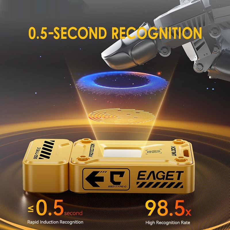 Fingerprint Encryption Luxury USB Drive photo 3