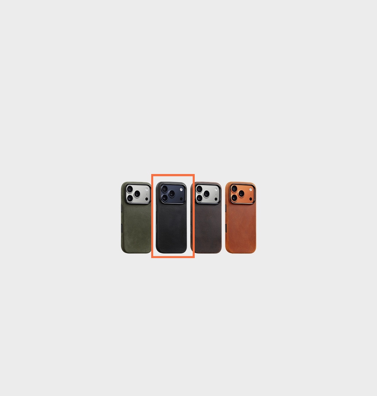 Retro Crazy Horse Leather Genuine Leather Magnetic Protective Case For Phones photo 4
