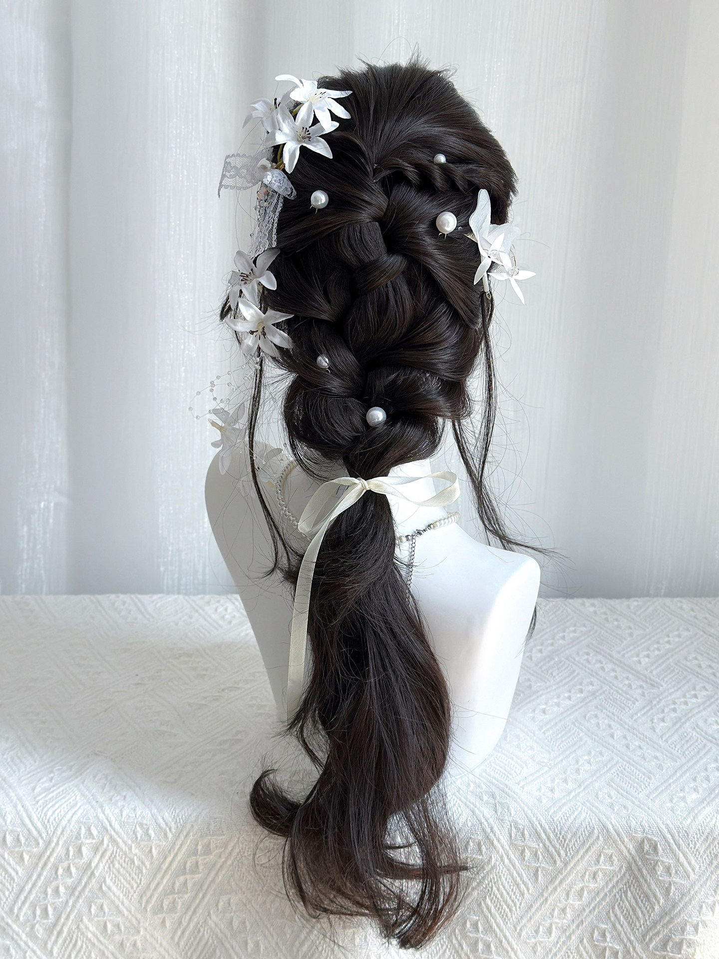Long Layered Curly Wig That Can Be Braided photo 2