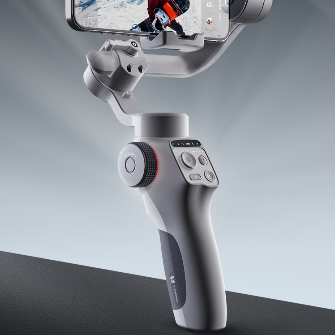 360-degree Automatic Rotating Face-tracking Balanced Smartphone Stabilizer photo 1