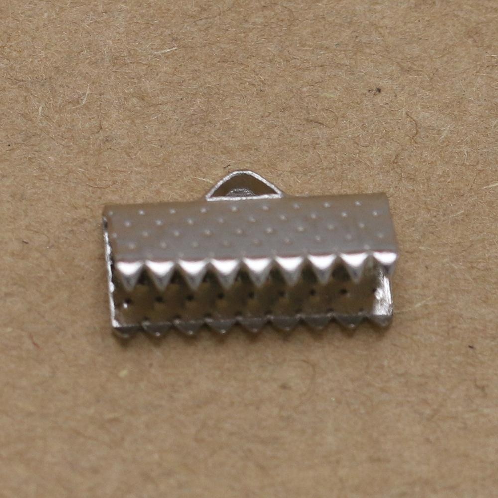 Flat Wire Clip Leather Cord Buckle Jewelry Material Accessories photo 7