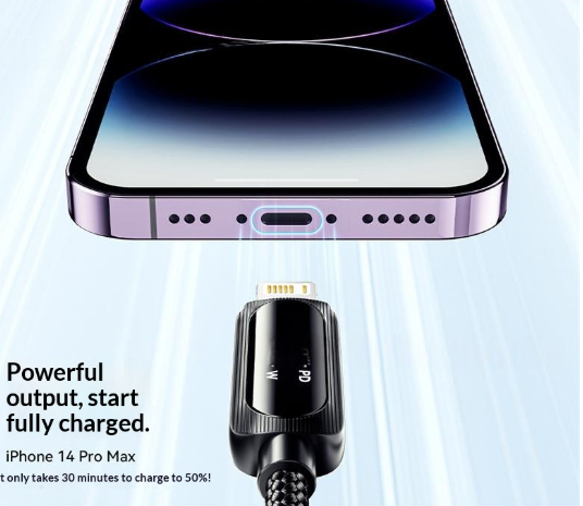 ESSAGER Xile Series C-L 29W Digital Display Charging Cable photo 4
