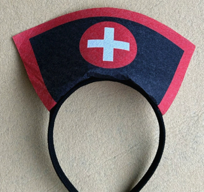 Nurse-style Headband Headdress Ball And Performance Headband photo 2